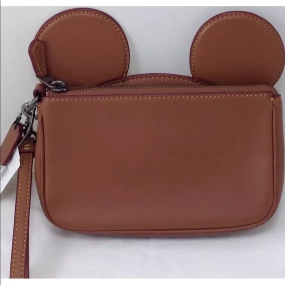 Coach Retired~59529 Disney Mickey Ears LG Wristlet - Picture 3 of 3
